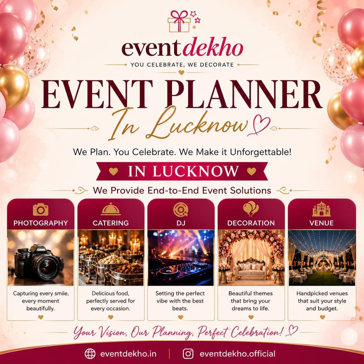 Premium wedding catering setup Lucknow