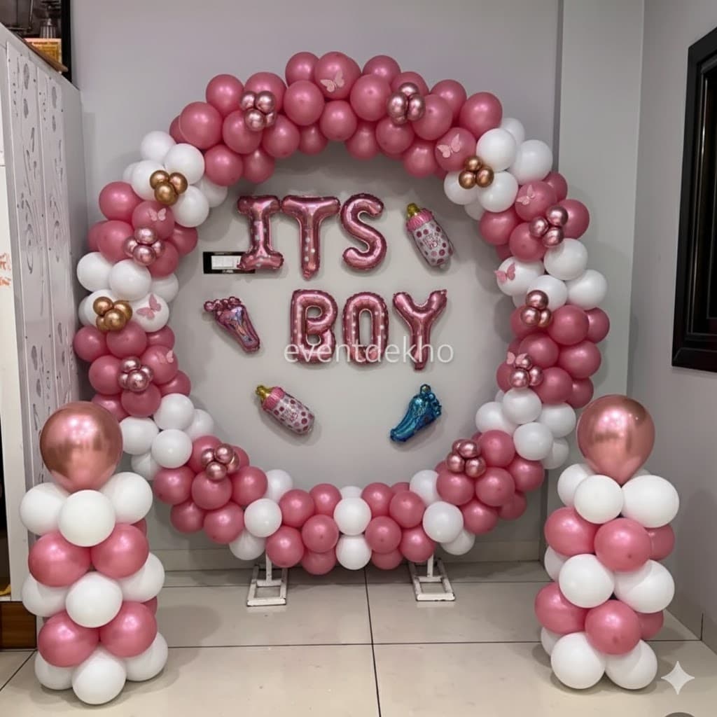 Baby Welcome Balloon Ring Decoration