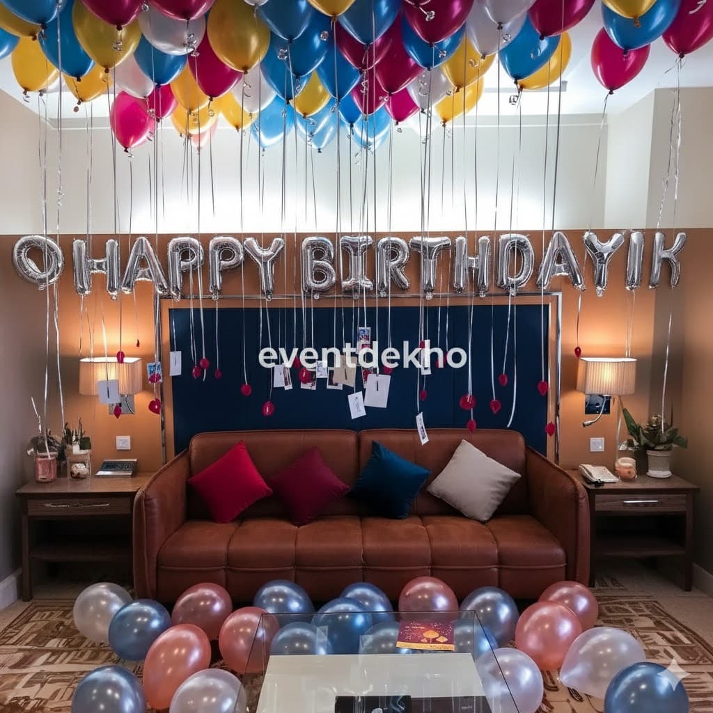 Premium Room Ceiling Birthday Decoration