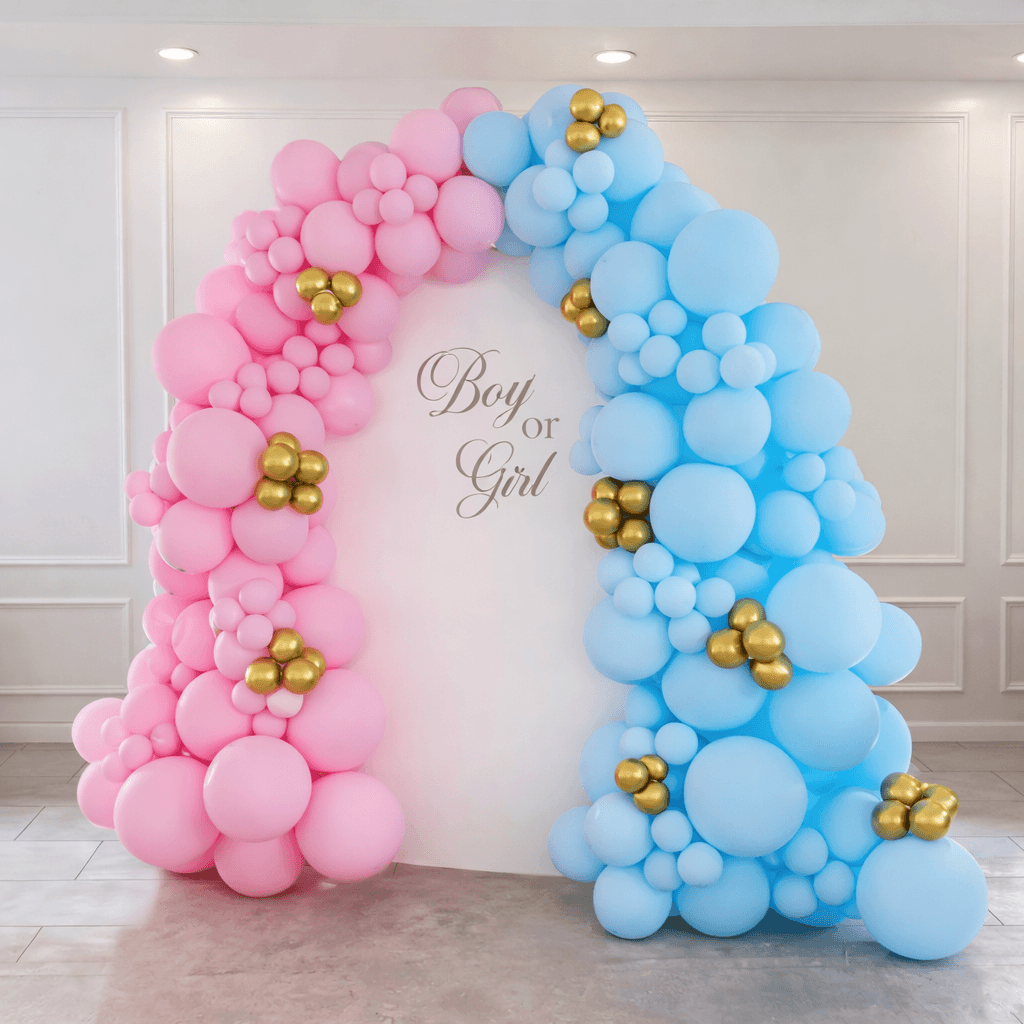 Boy or Girl Gender Reveal Balloon Arch Decoration