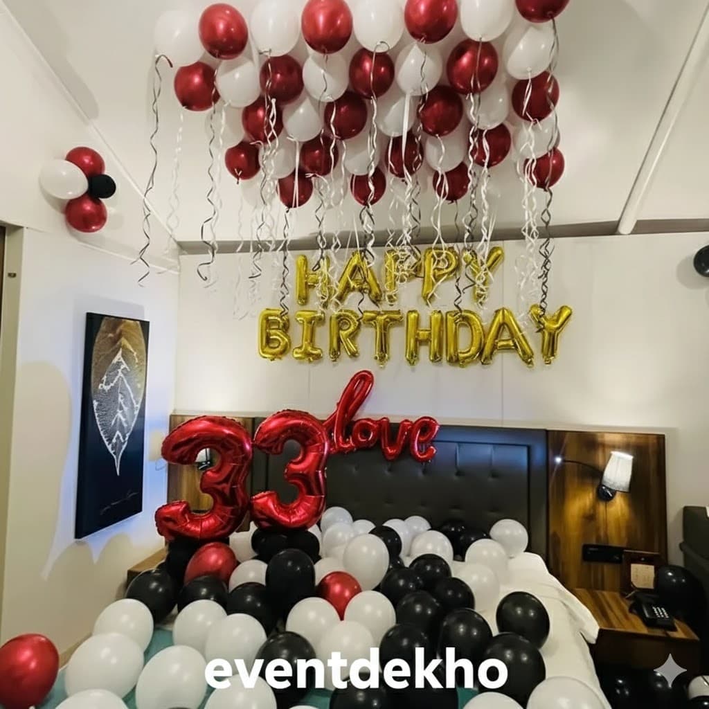 Romantic Birthday Room Decoration